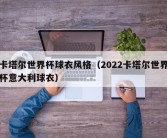 卡塔尔世界杯球衣风格（2022卡塔尔世界杯意大利球衣）