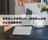 葡萄牙vs卡塔尔cctv（葡萄牙vs卡塔尔比分结果预测）